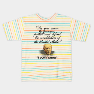 Dump Trump: United States Constitution Kids T-Shirt