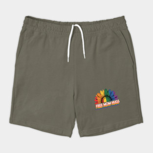 Free Mom Hugs Pride Rainbow Sunflower LGBT Pride Month Shorts
