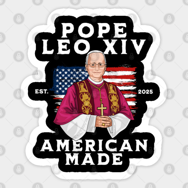 Pope Leo XIV Sticker by GoshWow®