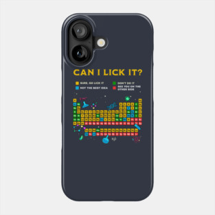 Can I Lick It Periodic Table Phone Case
