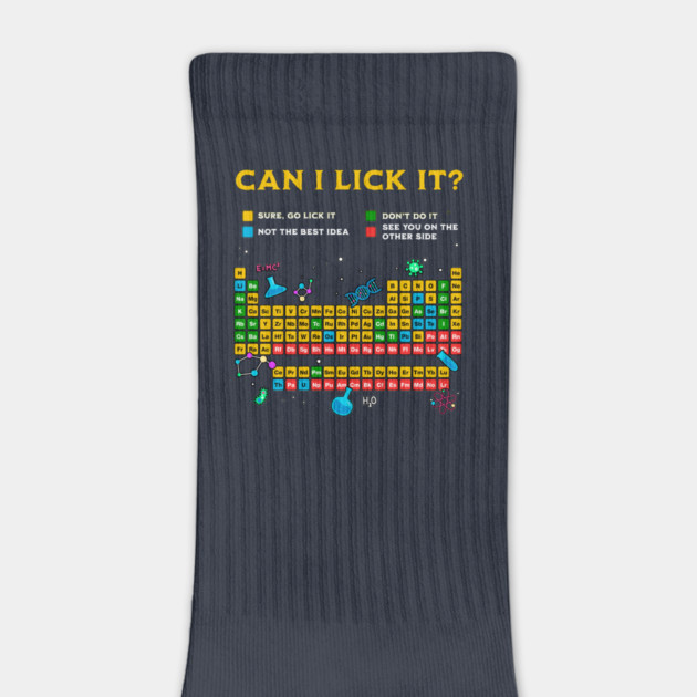 Can I Lick It Periodic Table by GoshWow®