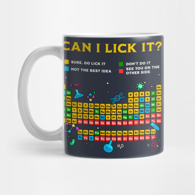 Can I Lick It Periodic Table by GoshWow®