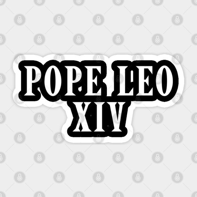 Pope-Leo Sticker by Creatifly Graphic Tees