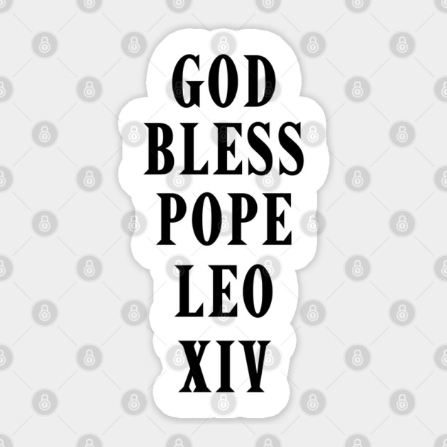 Pope-Leo Sticker by Creatifly Graphic Tees