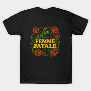 Femme Fatale Praying Mantis T-Shirt