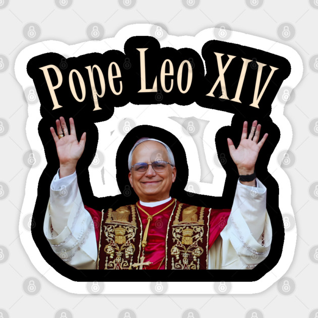 Pope-Leo Sticker by Creatifly Graphic Tees