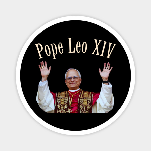Pope-Leo Magnet by Creatifly Graphic Tees