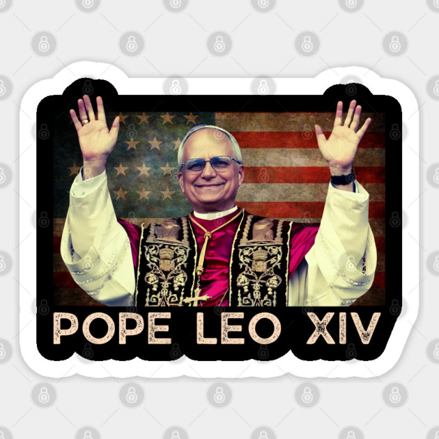 Pope-Leo Sticker by Creatifly Graphic Tees