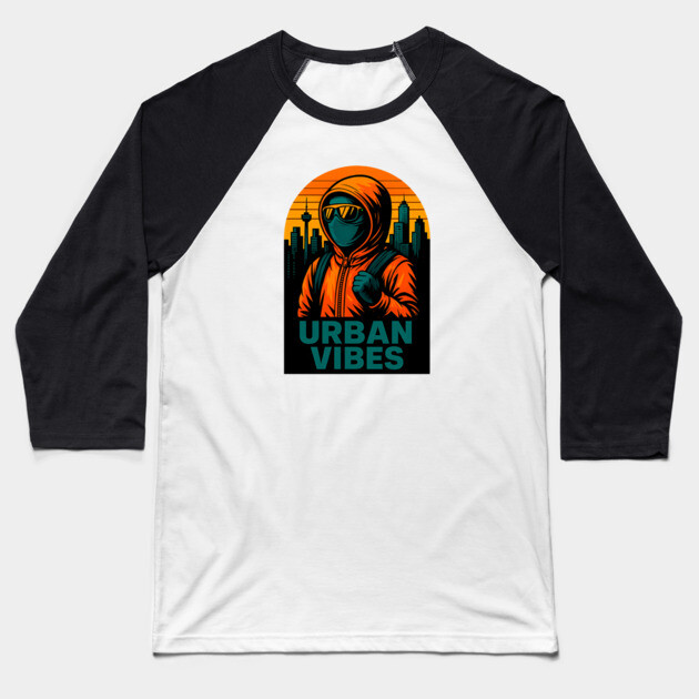Urban Vibes Baseball T-Shirt by UrbanLifeApparel