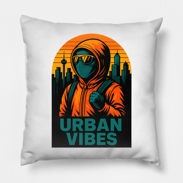 Urban Vibes Pillow by UrbanLifeApparel