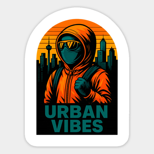 Urban Vibes Magnet by UrbanLifeApparel