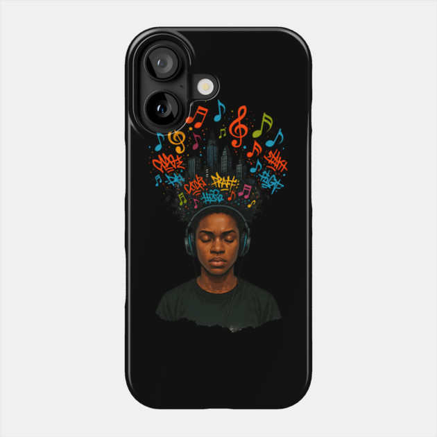 Urban Music Vibes Phone Case by UrbanLifeApparel