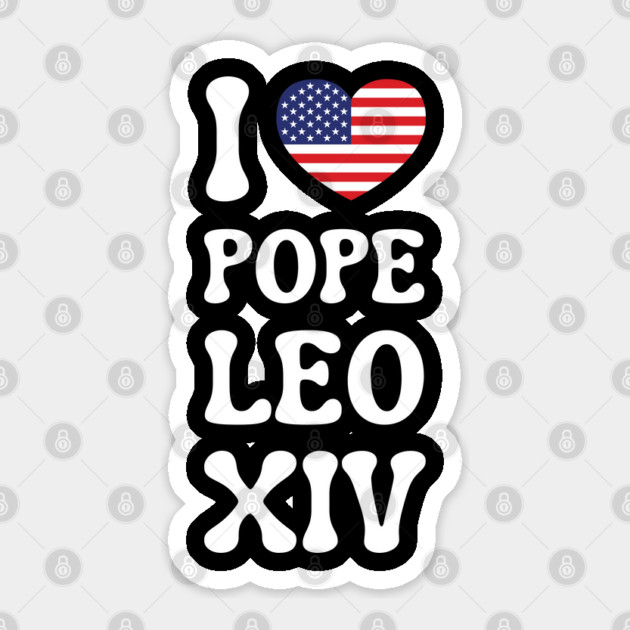 Pope-Leo Sticker by Creatifly Graphic Tees