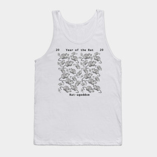 Rat-ageddon Year of the Rat 2020 Tank Top