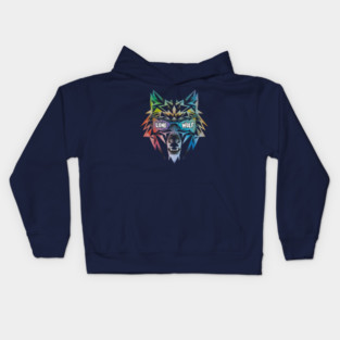 Celebrating the Lone Wolf Hoodie. Kids Hoodie