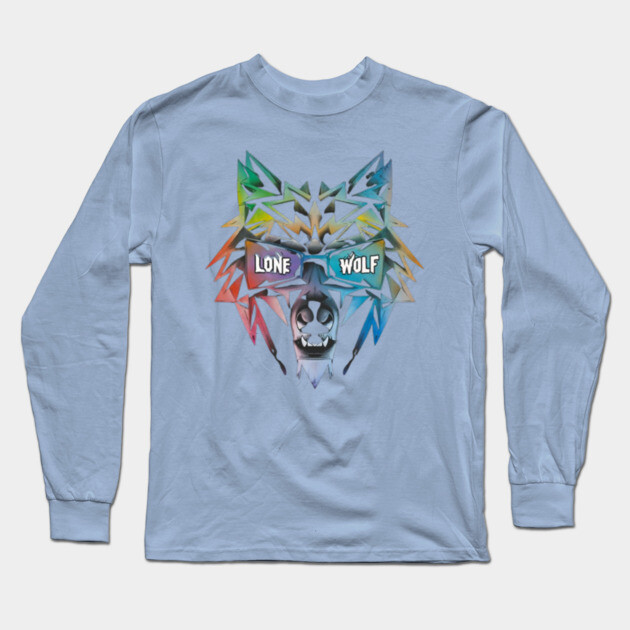 Celebrating the Lone Wolf Hoodie. Long Sleeve T-Shirt by MotiVVaTTi