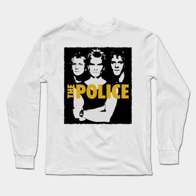 The Police Fan Art Long Sleeve T-Shirt by Timeless Chaos