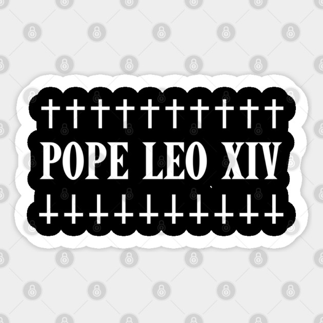 Pope-Leo Sticker by Creatifly Graphic Tees