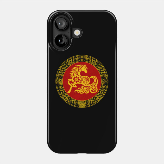 Ornamental Chinese New Year Horse Phone Case by HolidayBug