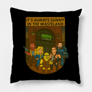 Wasteland Shenanigans: Paddy’s Pub Fallout Edition Pillow