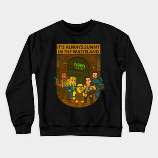 Wasteland Shenanigans: Paddy’s Pub Fallout Edition Crewneck Sweatshirt