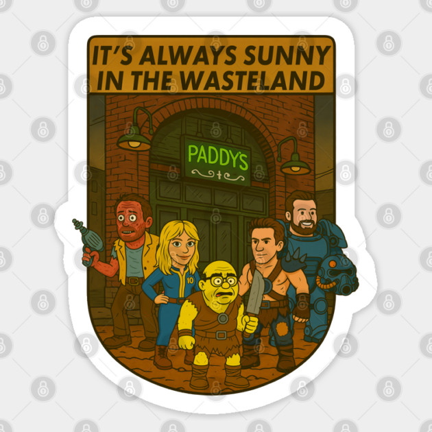 It’s Always Sunny in the Wasteland Sticker by Tv Moments