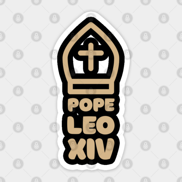 Pope-Leo Sticker by Creatifly Graphic Tees