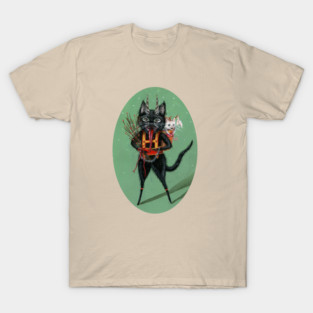 Krampus Black Cat T-Shirt