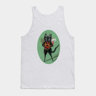 Krampus Black Cat Tank Top