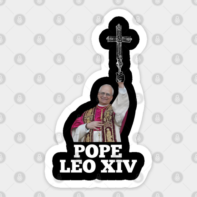 Pope-Leo Sticker by Creatifly Graphic Tees
