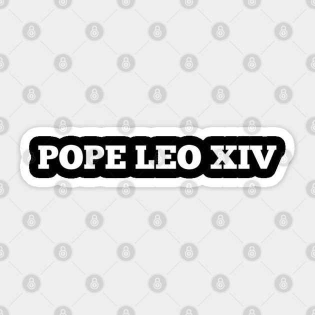 Pope-Leo Sticker by Creatifly Graphic Tees