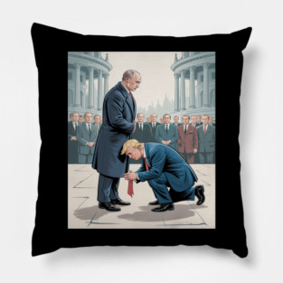 Trump  Anti Men's No Words Required Pillow