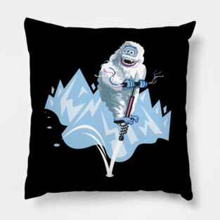 Bumbles Bounce!  ( Rudolph Christmas ) Pillow