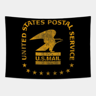 Service Vintage Mail Tapestry