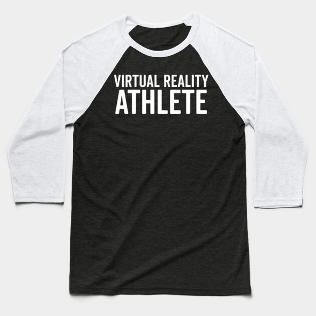 Virtual Reality Athlete Baseball T-Shirt by Frank Ring