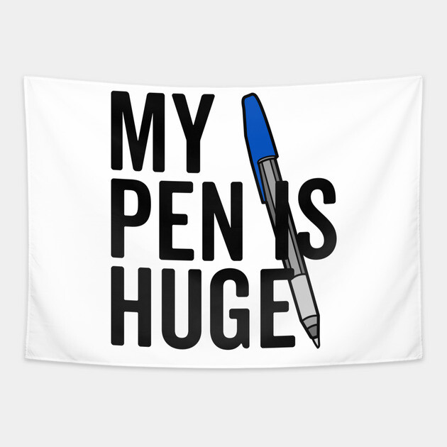 My Pen is Huge Tapestry by Frank Ring