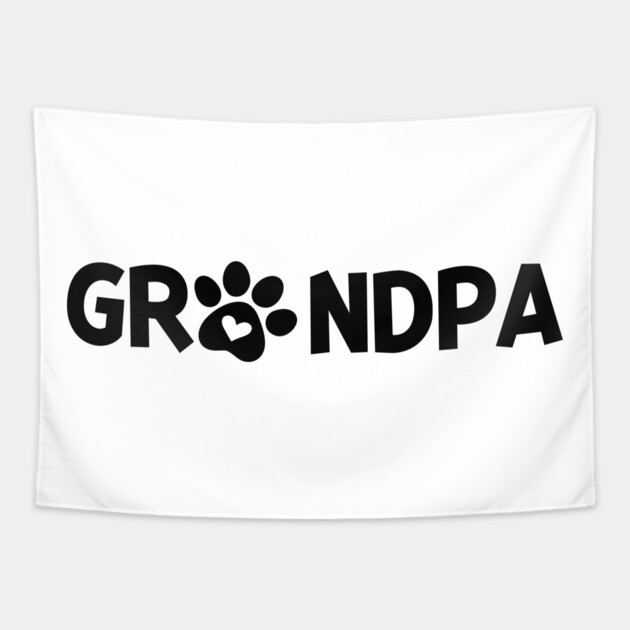 Grandpa Dog Owner Tapestry by Frank Ring