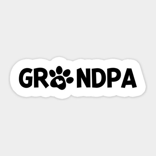Grandpa Dog Owner Sticker by Frank Ring