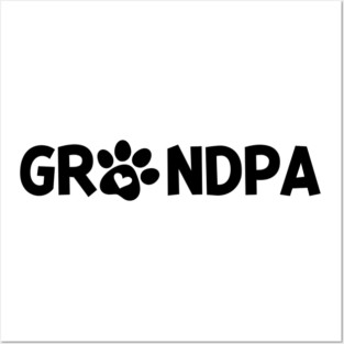 Grandpa Dog Owner Posters and Art