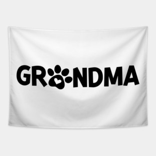 Grandma Dog Owner Tapestry