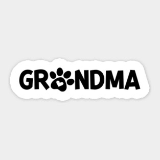 Grandma Dog Owner Sticker