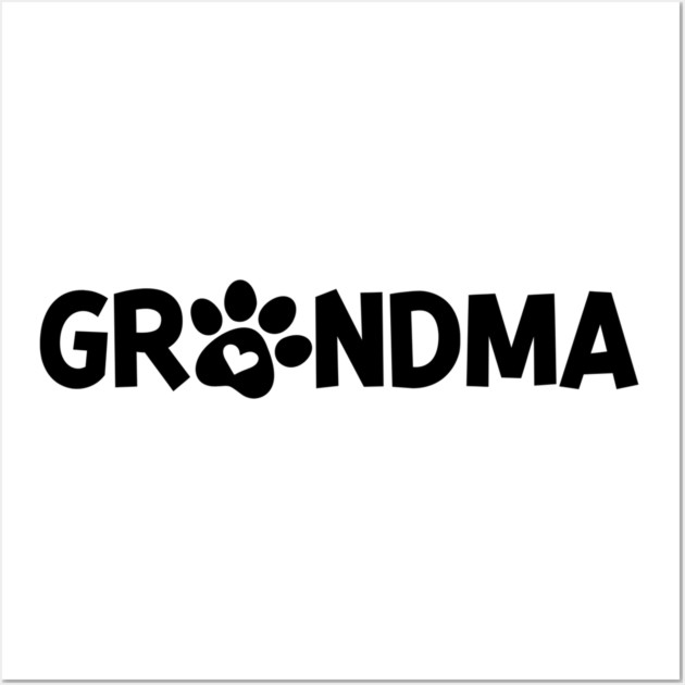 Grandma Dog Owner Wall Art by Frank Ring