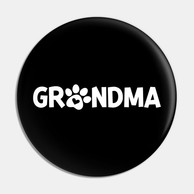 Grandma Dog Owner Pin by Frank Ring