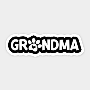 Grandma Dog Owner Sticker