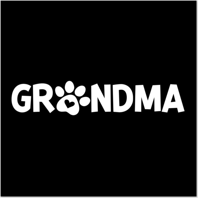 Grandma Dog Owner Wall Art by Frank Ring