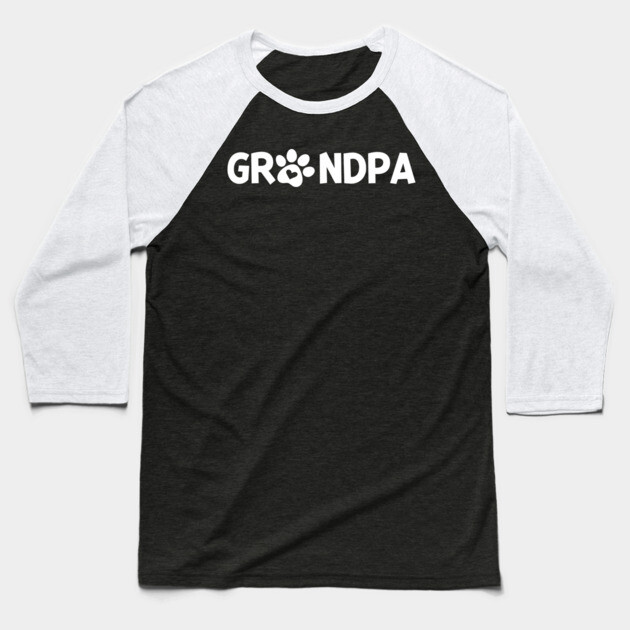 Grandpa Dog Owner Baseball T-Shirt by Frank Ring
