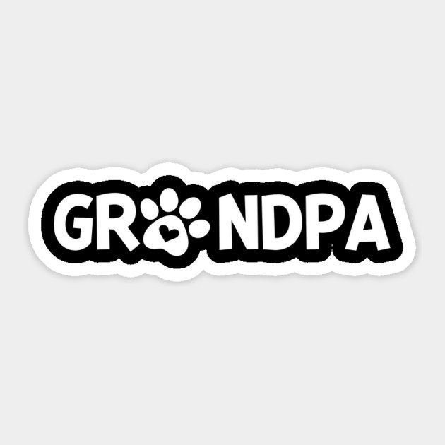 Grandpa Dog Owner Sticker by Frank Ring