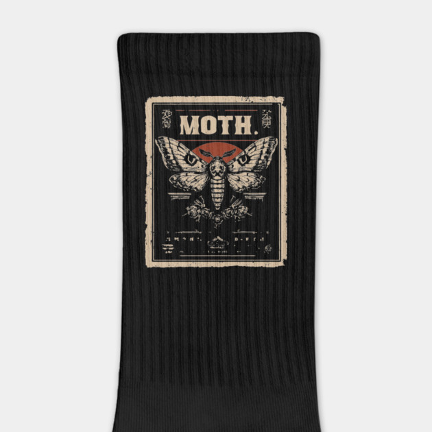 Emperor Moth Poster in Vintage Insect and Nature Style by TuncGK