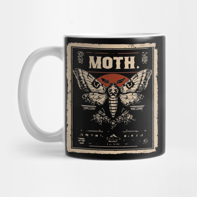 Emperor Moth Poster in Vintage Insect and Nature Style by TuncGK