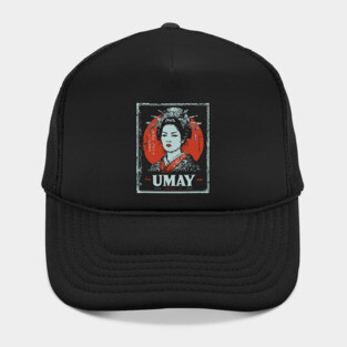 Umay Goddess Poster with Mythical Vintage Style Hat